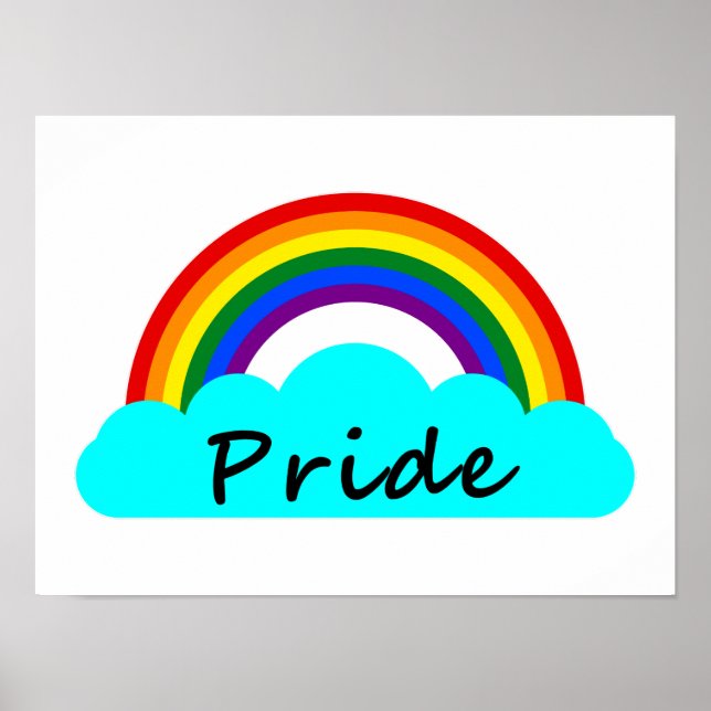 Póster Orgullo - Arcoíris LGBT (Frente)