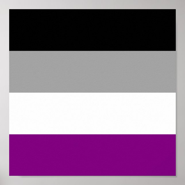 Póster Orgullo asexual (Frente)