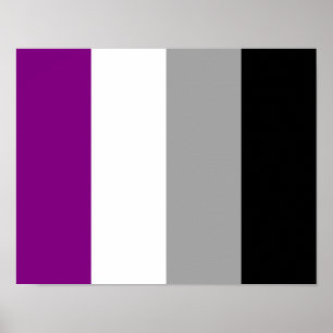 Póster Orgullo asexual