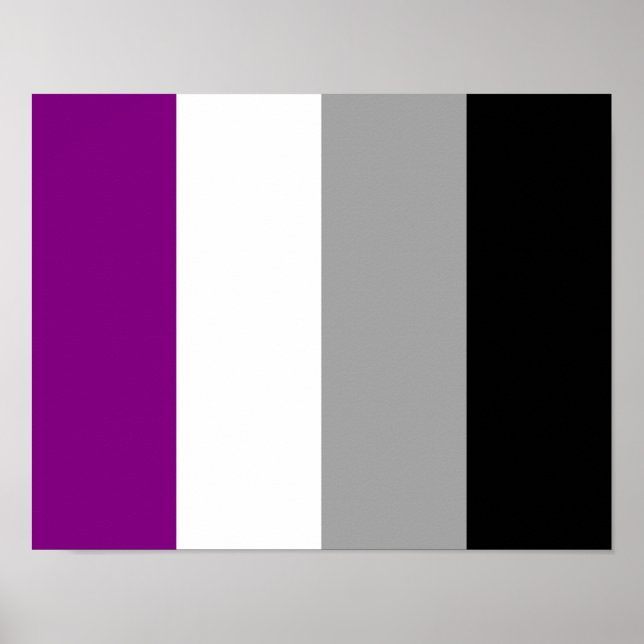 Póster Orgullo asexual (Frente)