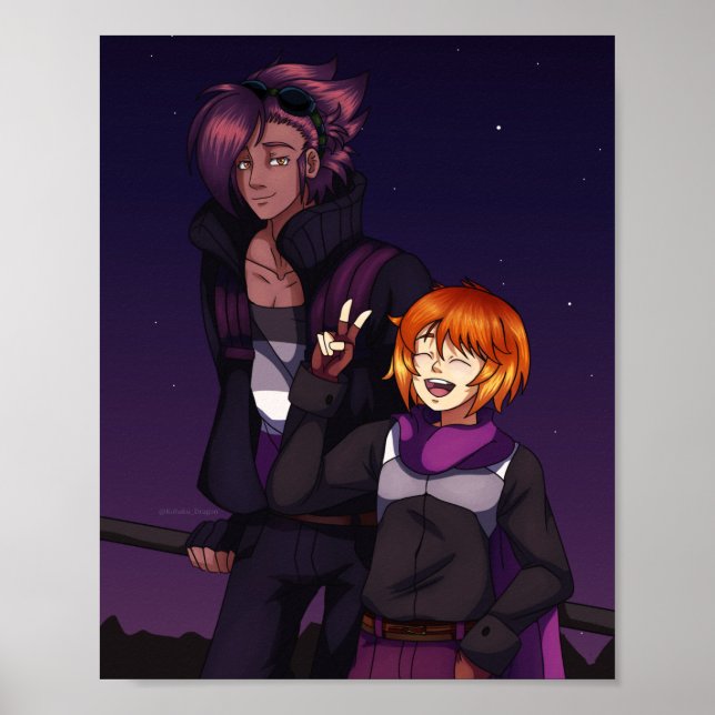 Póster Orgullo asexual (Frente)