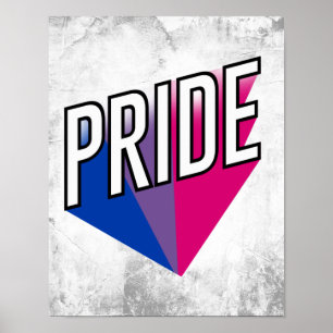 Póster Orgullo Bisexual Explota