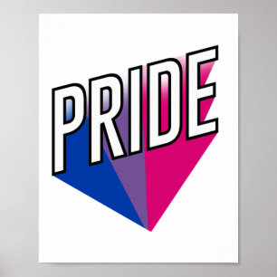 Póster Orgullo Bisexual Explota