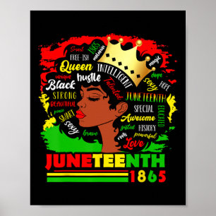 Póster Orgullo de 1865 por las mujeres negras afroamerica