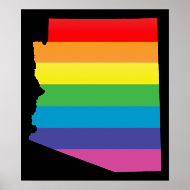 Póster orgullo de arizona. desnudado. (Frente)