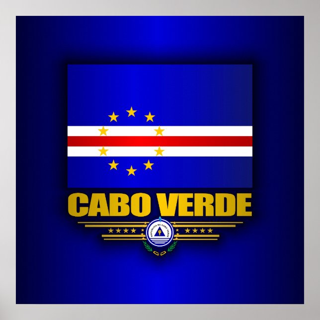Póster Orgullo de Cabo Verde (Frente)
