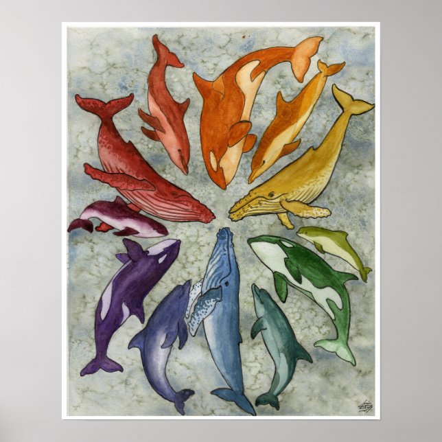 Póster Orgullo de Cetacean (Frente)