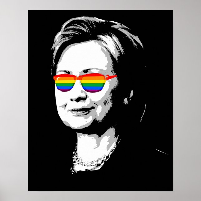 Póster Orgullo de Hillary Clinton (Frente)