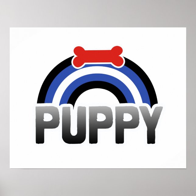Póster Orgullo de juego de cachorro (Frente)
