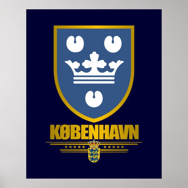 Póster Orgullo de Kobenhavn (Copenhague) (Frente)