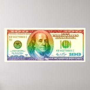 Póster Orgullo de los 100 $