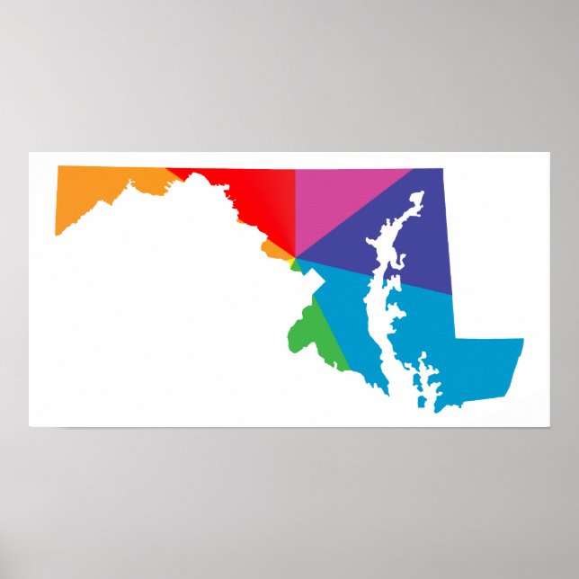 Póster orgullo de maryland. (Frente)