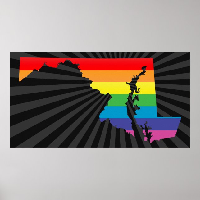 Póster orgullo de maryland. (Frente)