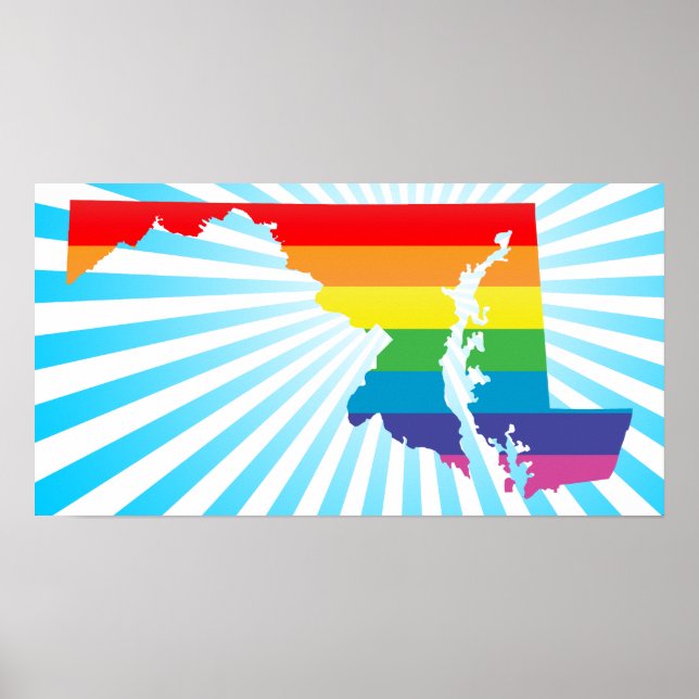 Póster orgullo de maryland. (Frente)