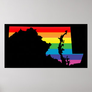 Póster orgullo de maryland.