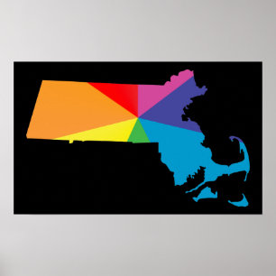 Póster orgullo de massachusetts.