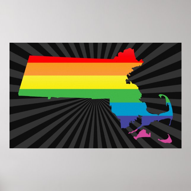 Póster orgullo de massachusetts. (Frente)