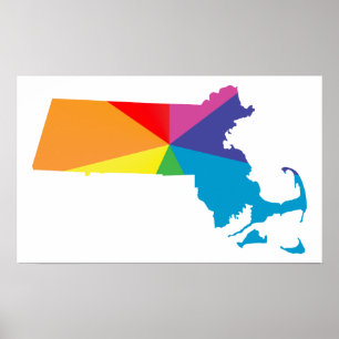 Póster orgullo de massachusetts.