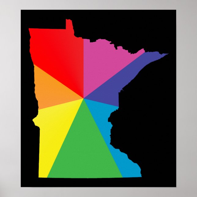 Póster orgullo de minnesota. (Frente)
