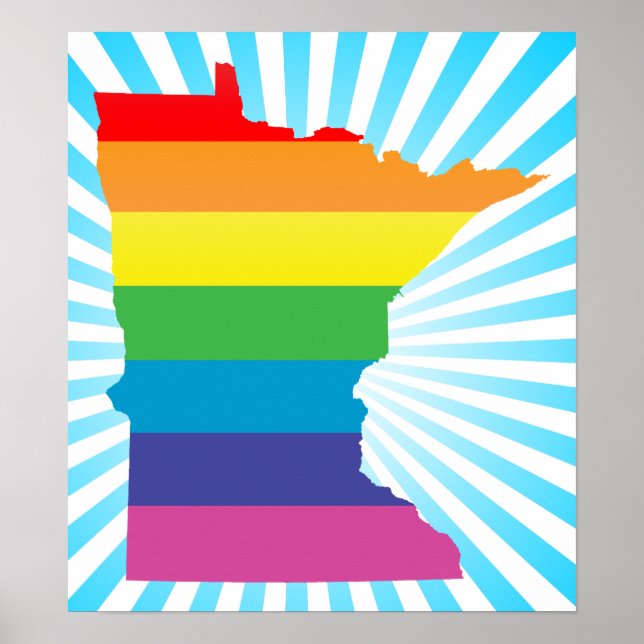 Póster orgullo de minnesota. (Frente)