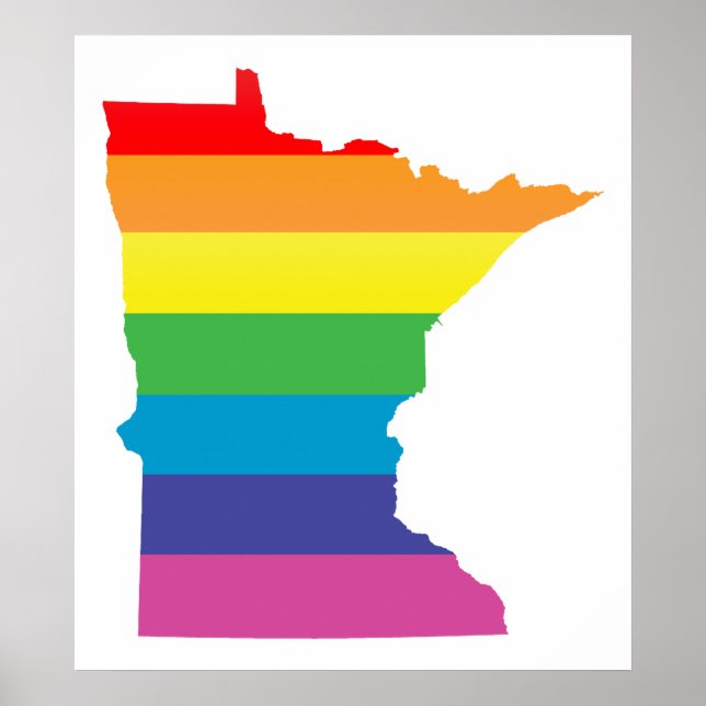 Póster orgullo de minnesota. (Frente)