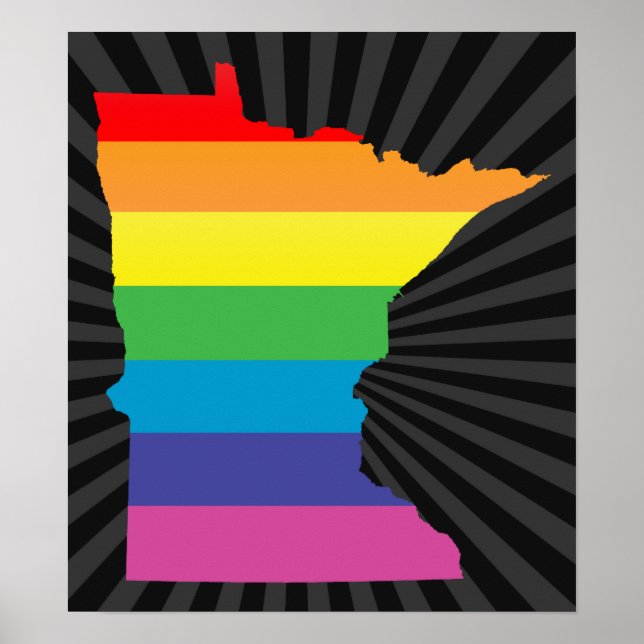 Póster orgullo de minnesota. (Frente)