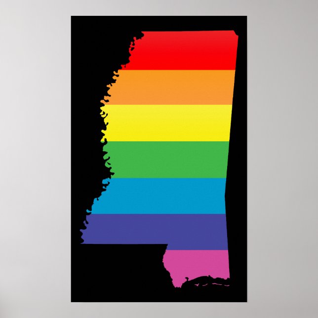 Póster orgullo de mississippi (Frente)