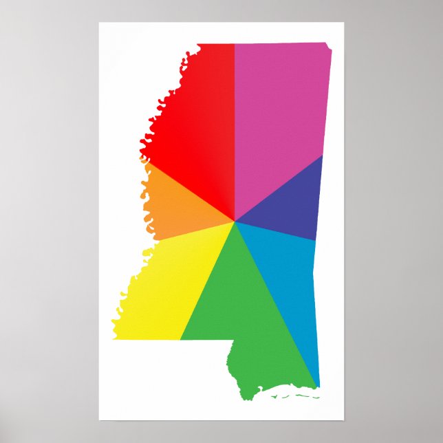 Póster orgullo de mississippi (Frente)