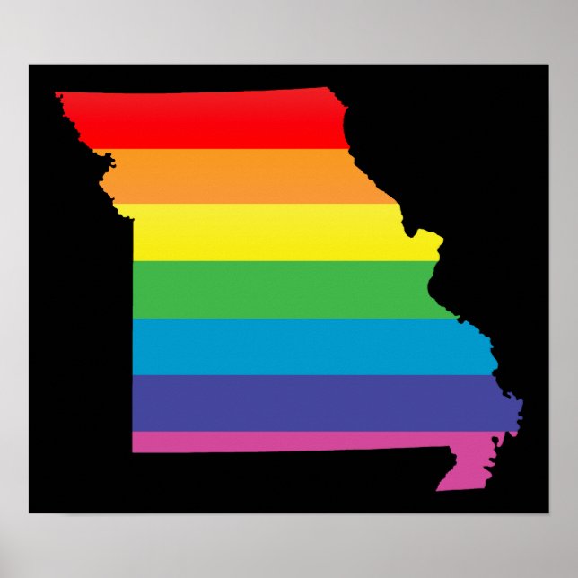 Póster orgullo de missouri. (Frente)