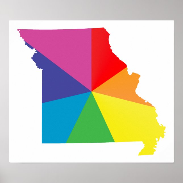 Póster orgullo de missouri. (Frente)