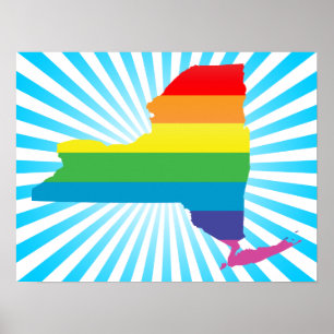 Póster orgullo de nueva york.