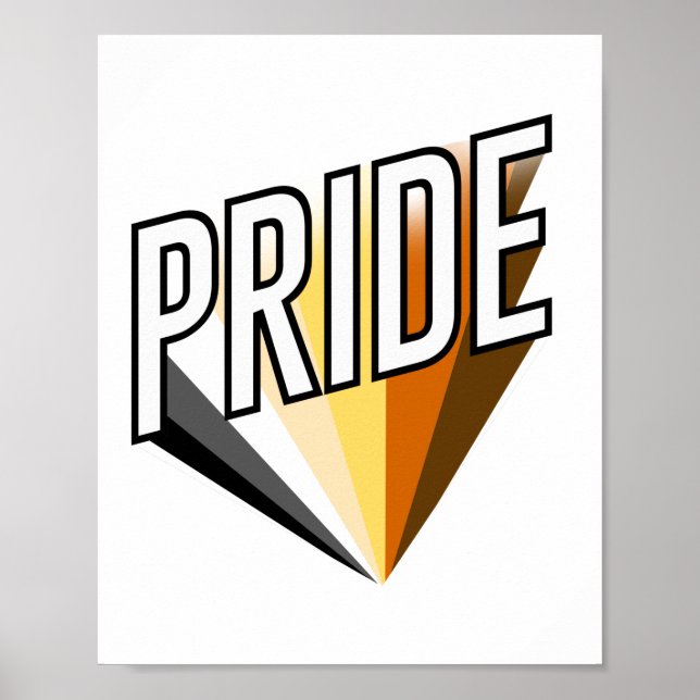 Póster Orgullo de Oso Estalla (Frente)