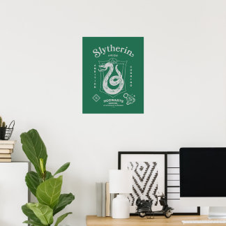 Póster ORGULLO DE SLYTHERIN™ Ambición Astucia Escudo
