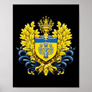 Póster Orgullo de Ucrania Presidente ucraniano Volodymyr