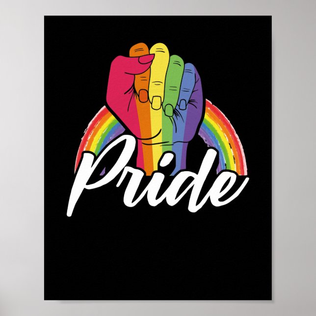 Póster Orgullo del Mes del Orgullo Gay LGBT (Frente)