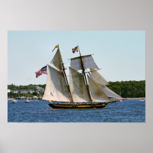 Póster Orgullo del Poster del Barco Alto Baltimore II (Frente)