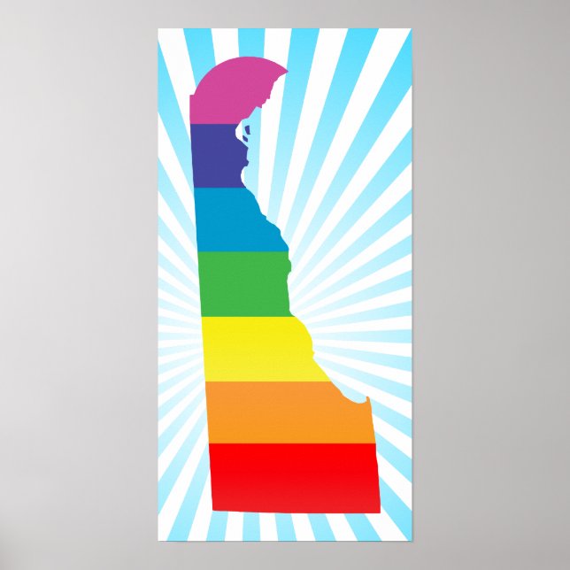 Póster orgullo delaware. (Frente)
