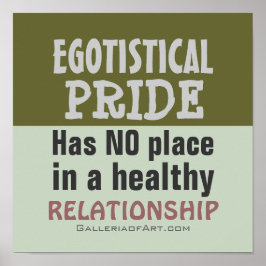 Póster ORGULLO EGOTÍSTICO ~ Poster / Imprimir