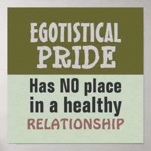 Póster ORGULLO EGOTÍSTICO ~ Poster / Imprimir