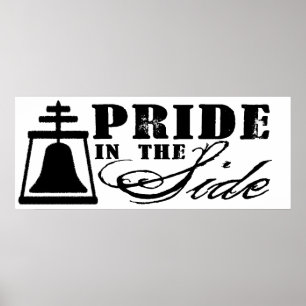 Póster Orgullo en el lado - Poster