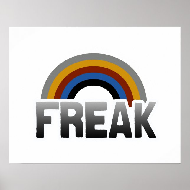Póster Orgullo freak (Frente)