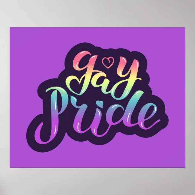 Póster Orgullo gay (Frente)
