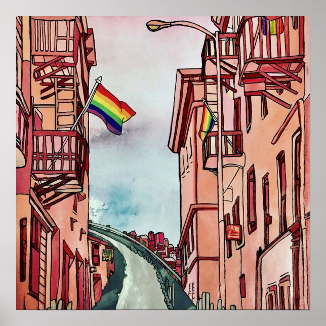 Póster Orgullo gay (Frente)