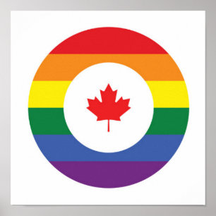Póster Orgullo gay de Canadá