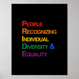 PÓSTER ORGULLO: GENTE QUE RECONOCE DIVERSIDAD INDIVIDUAL