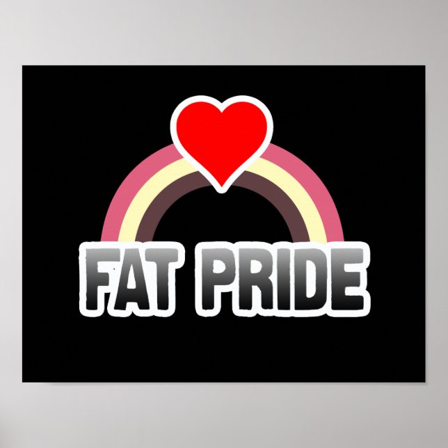 Póster Orgullo Gordo (Frente)
