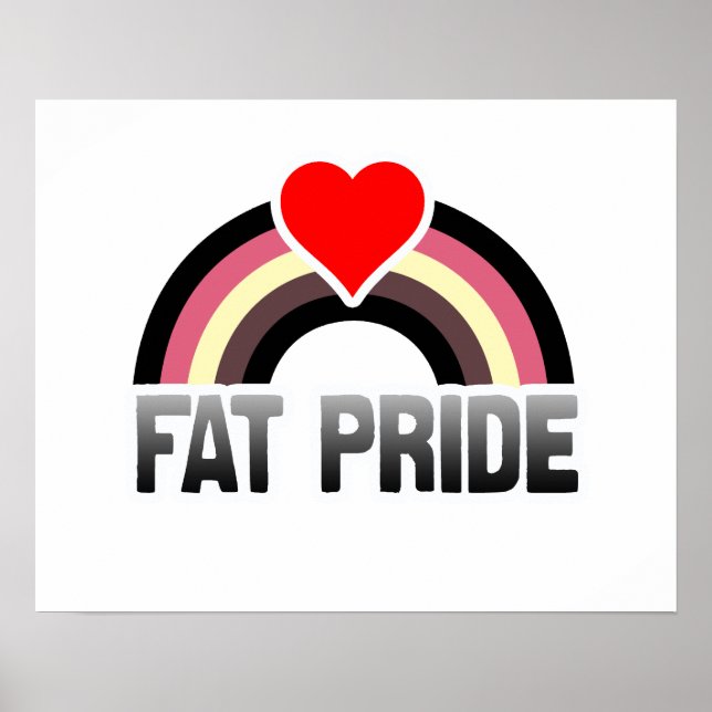 Póster Orgullo Gordo (Frente)