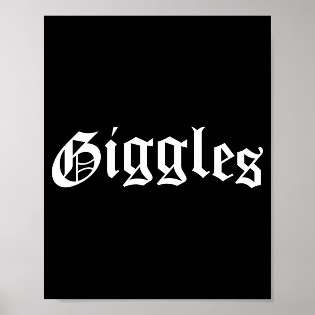 Póster Orgullo Hispanoamericano Giggles Chola Chicana (Frente)