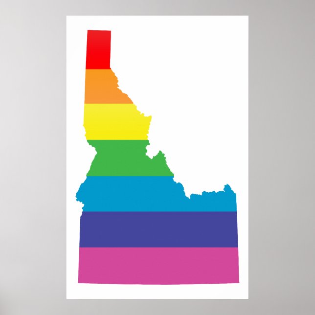 Póster orgullo idaho. (Frente)