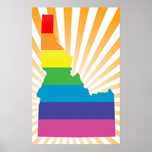 Póster orgullo idaho. (Frente)